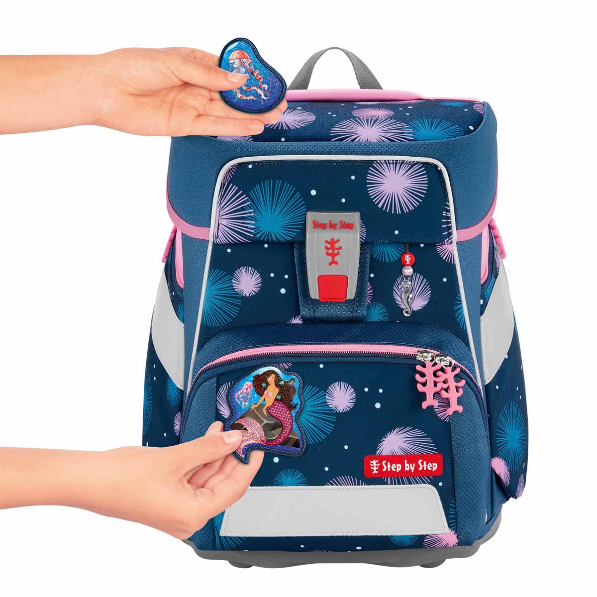 Schulranzen-Set SPACE Mermaid Delia, 6-teilig