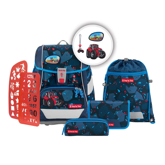 Schulranzen-Set 2IN1 PLUS Tractor Freddy 6-teilig