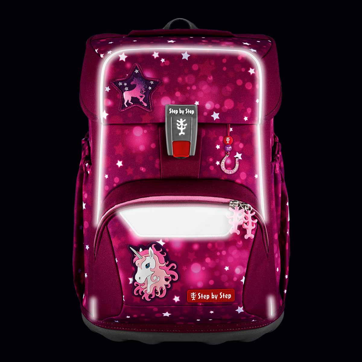 Schulranzen-Set GIANT Sweet Unicorn Nuala 6-teilig