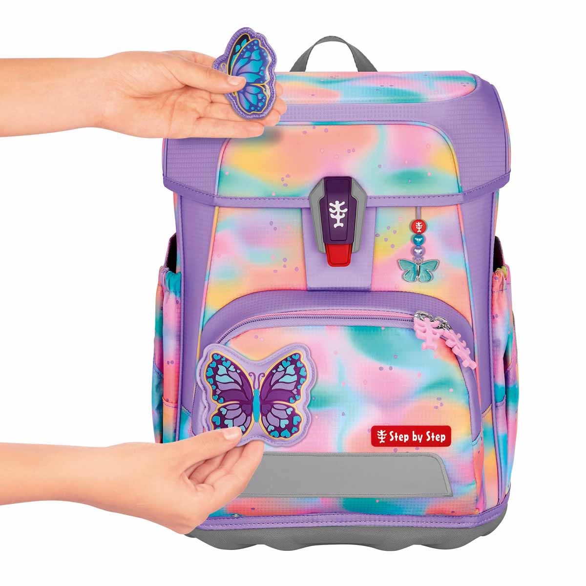 Schulranzen-Set CLOUD FLASH Butterfly Luna 6-teilig