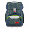 Schulranzen-Set BASIS Green Geometric 4-teilig