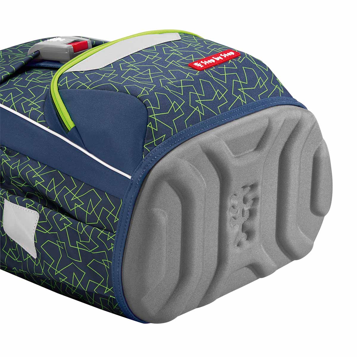 Schulranzen-Set BASIS Green Geometric 4-teilig