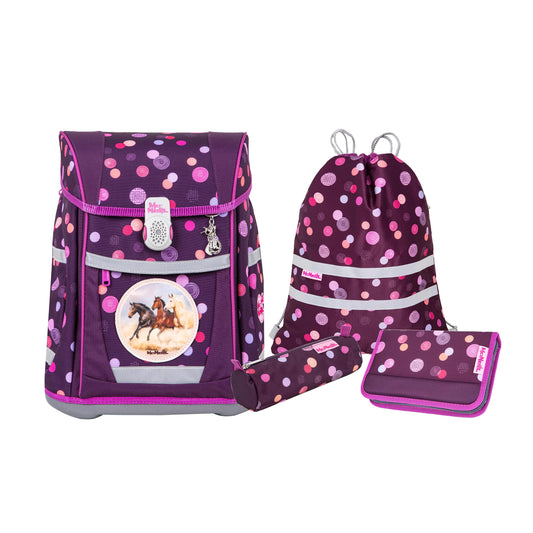 Schulranzen-Set TENERO, RUBY 5-teilig