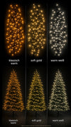 Lichterkette STRING LIGHTS TWINKLE 378 LED 6 m, warm weiß, Silberdraht