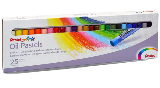 Ölpastellkreide, 25er Pack, 9 x 60 mm