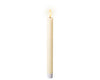 LED Spitzkerzen, 2er-Set Creme, warm weiß, 6h-Timer