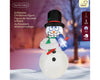 Aufblasbare Weihnachtsfigur Schneemann, 70 x 80 x 175 cm