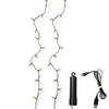 USB Lichterkette BASIC Twinkle, 50 LED 3,7 m, klassisch warm, wiederaufladbar