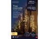 Baum Kaskadenbeleuchtung, Cluster Twinkle 480 LED 6 LED-Stränge, Soft Gold