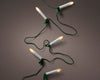 B-Ware Kerzen-Lichterkette 16 LED 6 m klassisch warm, grünes Kabel