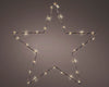 LED Metall-Stern 30 LED 35 cm klassisch warm, batteriebetrieben