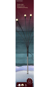 LED Stabbeleuchtung 6 Lampen, warm weiß