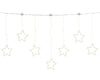 Stern-Lichtervorhang, CURTAIN TWINKLE 156 LED 1,2 m warm weiß