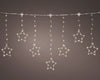 Stern-Lichtervorhang, CURTAIN TWINKLE 156 LED 1,2 m warm weiß