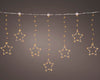 Stern-Lichtervorhang CURTAIN TWINKLE 156 LED 1,2 m klassisch warm