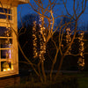 LED Baumbeleuchtung CLUSTER TWINKLE 480 LED, Soft Gold, 6 Licht-Stränge