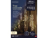 B-Ware Baum Kaskadenbeleuchtung, Cluster Twinkle 480 LED 6 LED-Stränge, warm weiß