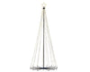 LED Metall-Baum 706 LED 240 cm Schwarz, warm weiß