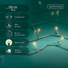 Lichterkette BASIC 120 LED 9 m warm weiß, transparentes Kabel