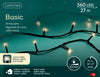 B-Ware Lichterkette BASIC 360 LED 27 m warm weiß, schwarzes Kabel