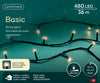 B-Ware Lichterkette BASIC 480 LED 36 m warm weiß, schwarzes Kabel