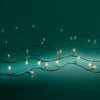 Lichterkette BASIC 40 LED 3 m warm weiß, transparentes Kabel