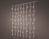 B-Ware Lichtervorhang CURTAIN LIGHTS 240 LED 2x2m warm weiß, transparentes Kabel