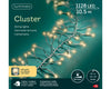 Lichterkette CLUSTER 1128 LED 10,5 m Soft Gold, transparentes Kabel