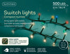 Lichterkette SWITCH LIGHTS, Compact Twinkle 500 LED 11 m warm weiß/bunt