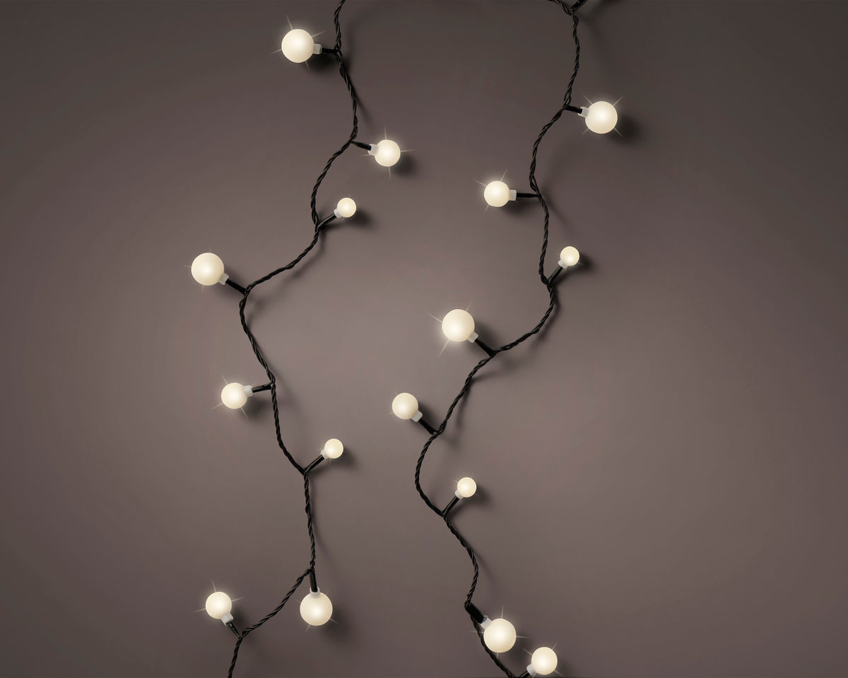 B-Ware Lichterkette CHERRY 240 LED 18 m warm weiß, schwarzes Kabel