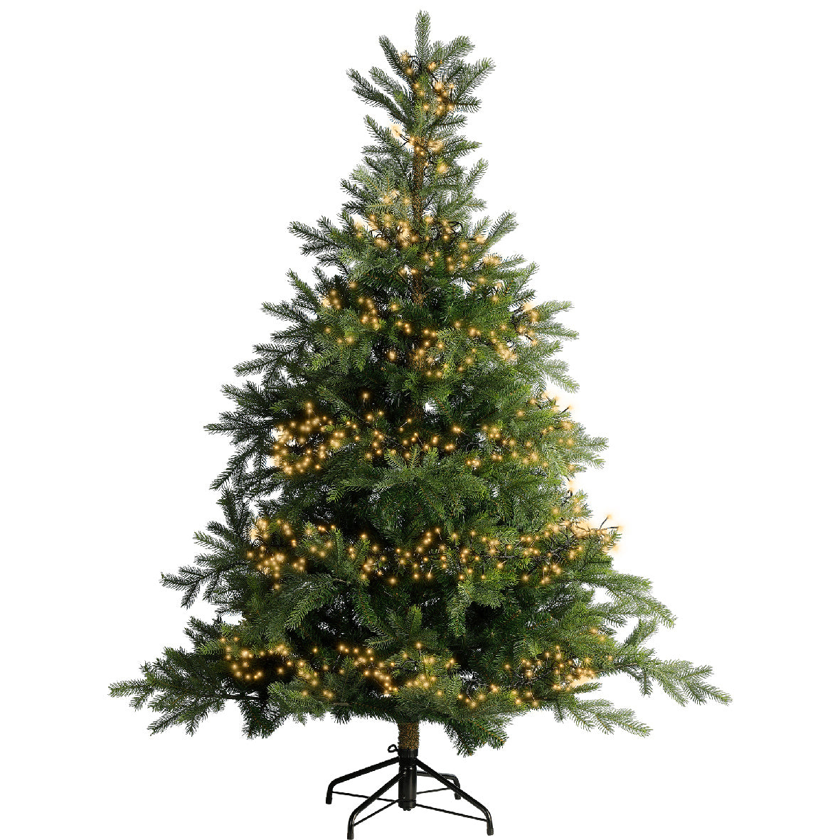 B-Ware Lichterkette CLUSTER 768 LED 7 m klassisch warm, schwarzes Kabel