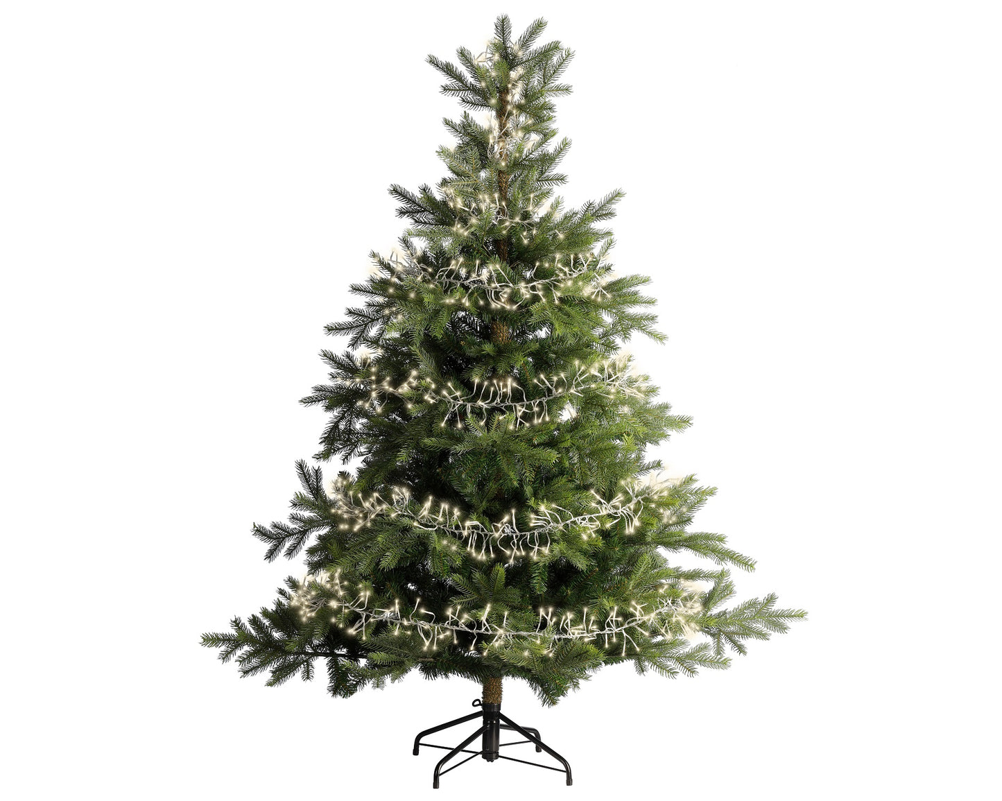 Lichterkette CLUSTER 1128 LED 10,5 m warm weiß, transparentes Kabel