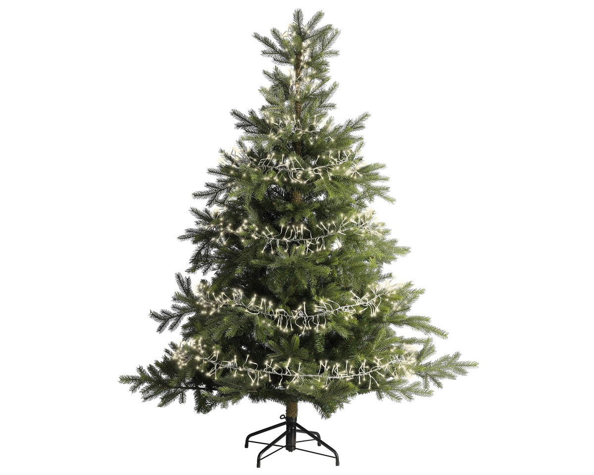 B-Ware Lichterkette CLUSTER 1512 LED 14 m warm weiß, transparentes Kabel