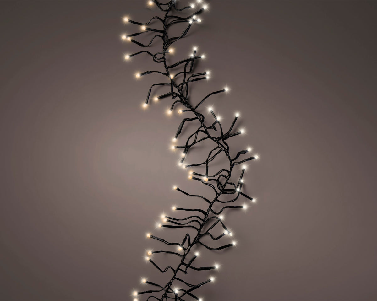 B-Ware Lichterkette CLUSTER 3000 LED 28 m, 2-farbig: warm weiß + klassisch warm