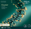 B-Ware Lichterkette CLUSTER 3000 LED 28 m, 2-farbig: warm weiß + klassisch warm