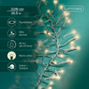 Lichterkette CLUSTER 1128 LED 10,5 m warm weiß, transparentes Kabel