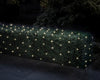 Netzbeleuchtung 384 LED 3 x 3 m warm weiß, schwarzes Kabel