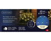 Buchsbaumbeleuchtung 60 LED D: 35 cm, warm weiß, grünes Kabel