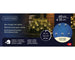 Buchsbaumbeleuchtung 60 LED D: 35 cm, warm weiß, grünes Kabel