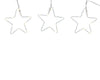 B-Ware Stern-Lichterkette 150 LED 2,8 m warm weiß, transparentes Kabel