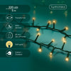 Lichterkette COMPACT 220 LED 5 m, Soft Gold, grünes Kabel