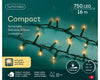 B-Ware Lichterkette COMPACT 750 LED 16 m, Soft Gold, grünes Kabel