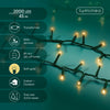 Lichterkette COMPACT 2000 LED 45 m, Soft Gold, grünes Kabel