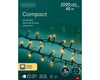 Lichterkette COMPACT 2000 LED 45 m, Soft Gold, grünes Kabel