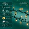 Lichterkette COMPACT 3000 LED 60 m, Soft Gold, grünes Kabel