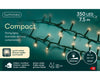 Lichterkette COMPACT 350 LED 7,5 m, warm weiß, grünes Kabel