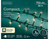 Lichterkette COMPACT 750 LED 16 m warm weiß, grünes Kabel