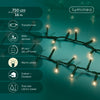 Lichterkette COMPACT 750 LED 16 m warm weiß, grünes Kabel