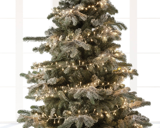 Lichterkette COMPACT 1000 LED 22,5 m warm weiß, transparentes Kabel