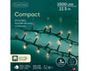 Lichterkette COMPACT 1000 LED 22,5 m warm weiß, grünes Kabel
